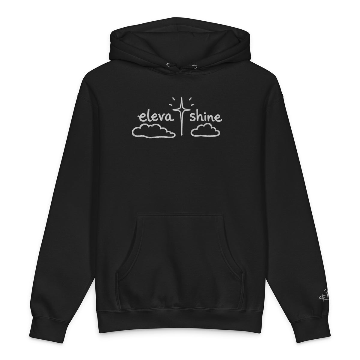 Elevatshine Ascend Hoodie Center — Dark Edition
